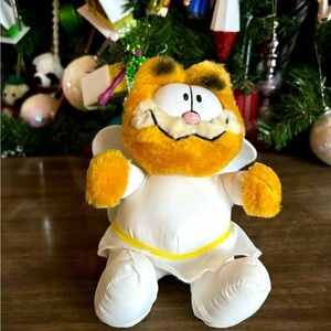 Vintage 1978 McDonald's Garfield Christmas Stuffed Animal